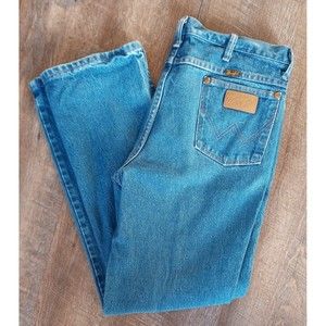 Vtg Wrangler Men's 36x32 936PWD Denim Medium blue Cowboy Cut Slim Fit Jeans